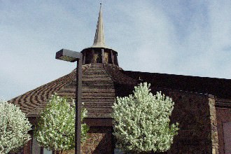 Early spring comes to Strickland Chapel.