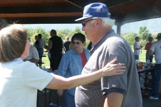 Dr. Stelting at NBC sponsored picnic.