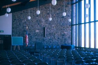 Then Chapel in the Student Union Building and now it is the Alumni Room in Williamson Hall.