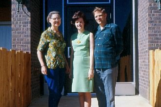 We believe this is Clara Martens and a couple that were attending NBC in 1970.  These photos where provided by Clara and George Martens.