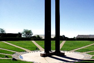 Here is Apostles Court just a few days before the Torch Ceremony that is held during graduation weekend.
