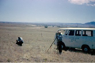 The site survey team getting things started.