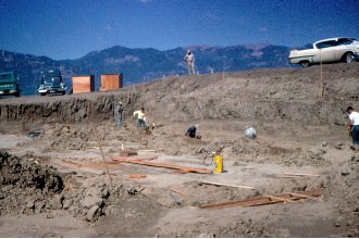 This is likely another shot of the foundation preparation for Leist.