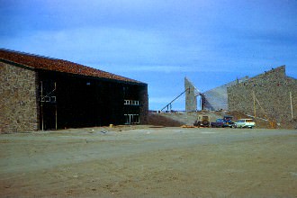 Here is Leist in the foreground with more of Williamson's walls going up in the background.