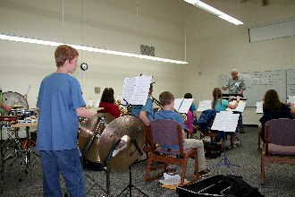 Nazarene Bible College's music department director, Dr. Steven Grimo, provides numerous venues for training, practicing, and performing.