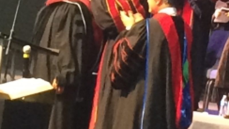 Doctoral Hooding Dr. Charles A. Tillman, Sr.