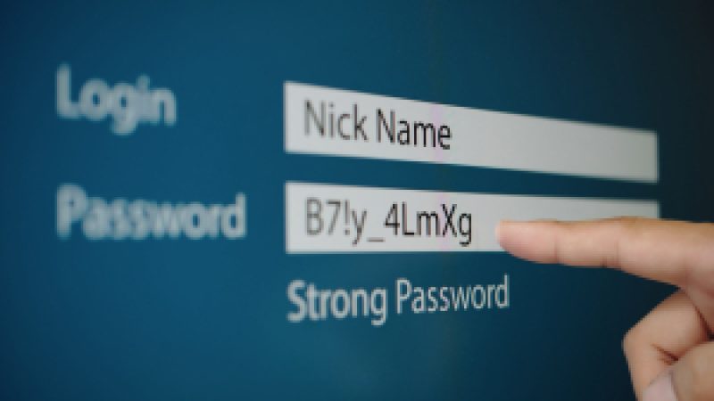 Good passwords make for a safer experience.